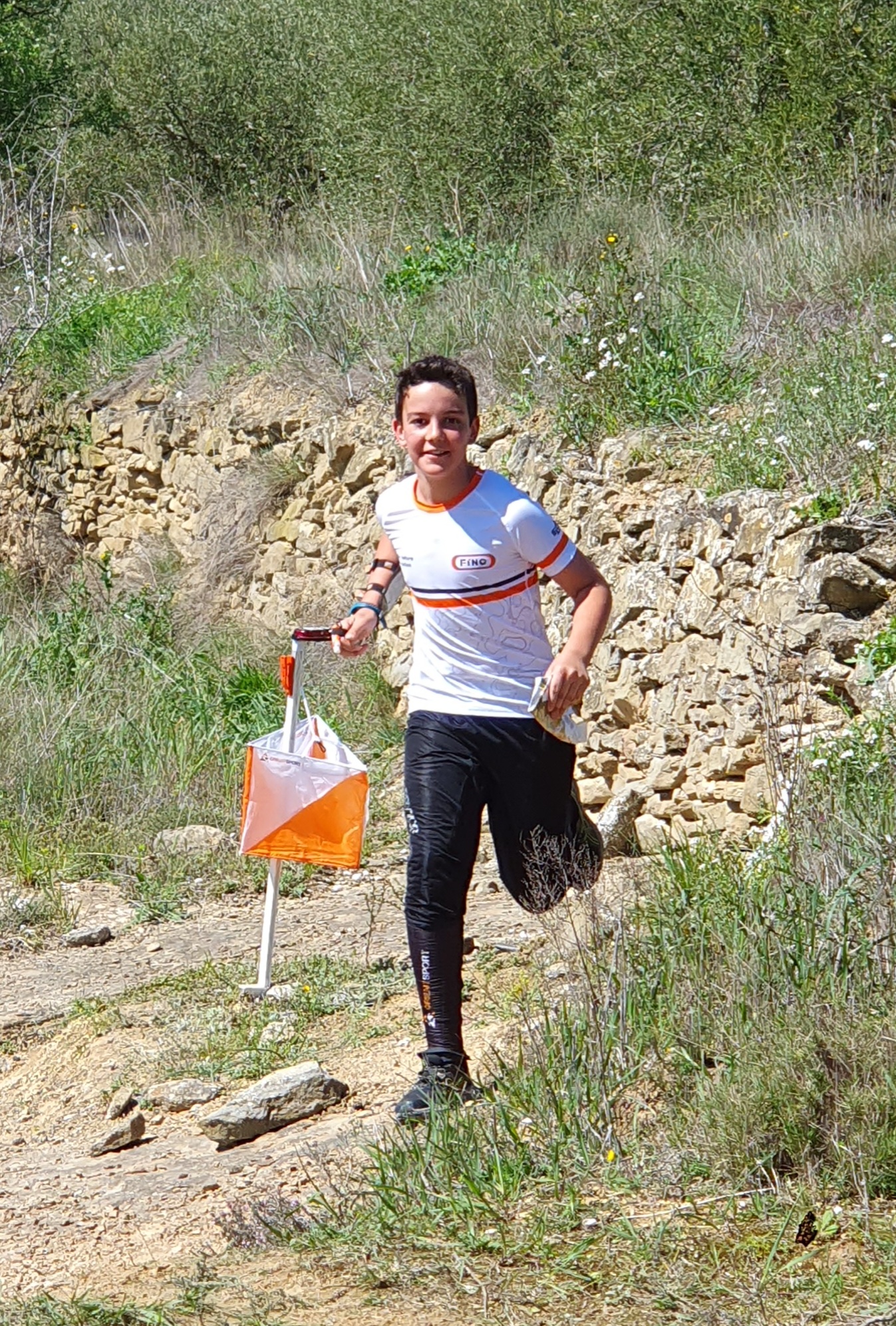 Photo Tristan balise arrivée