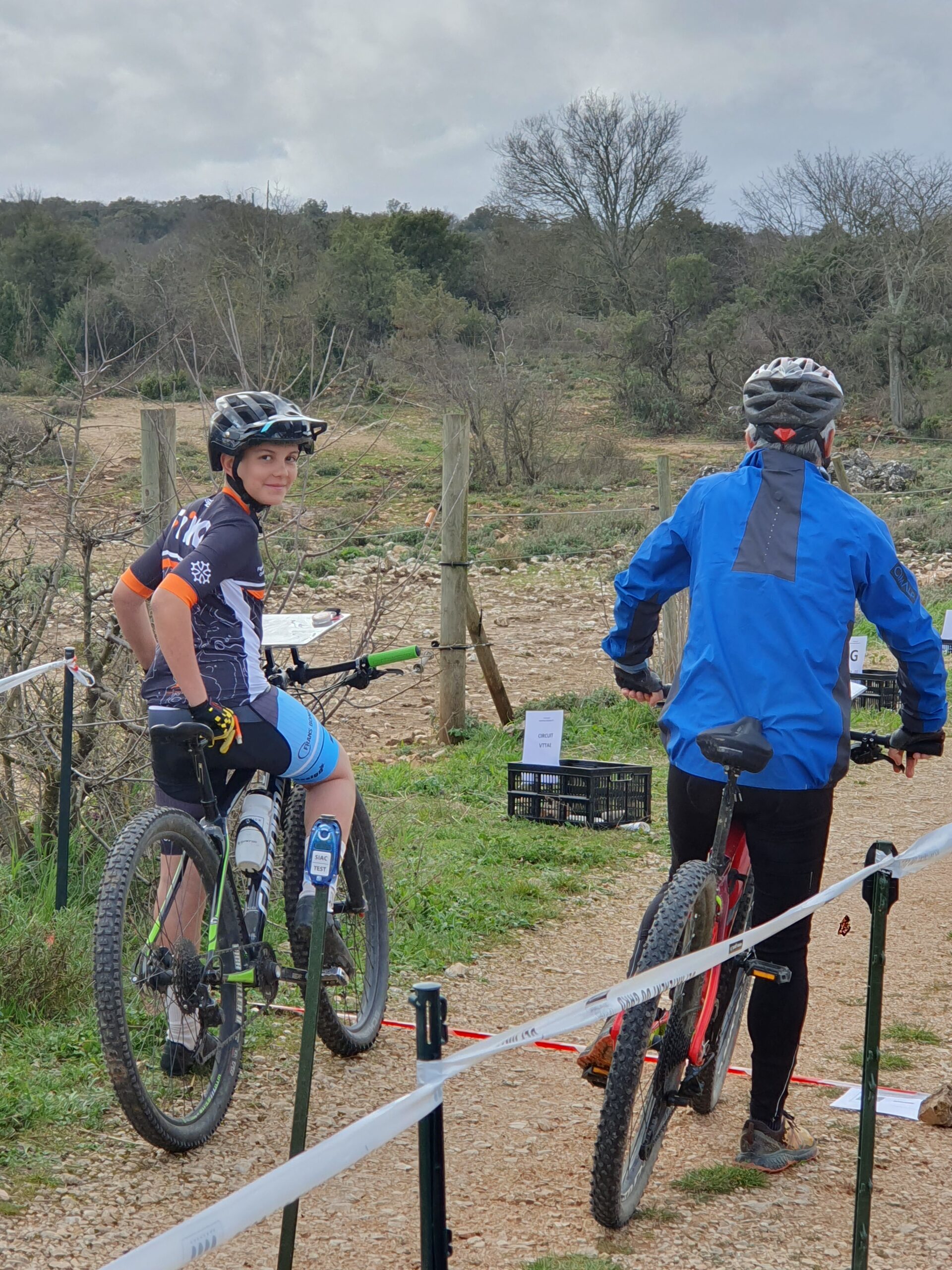 Photo Tristan départ VTT O